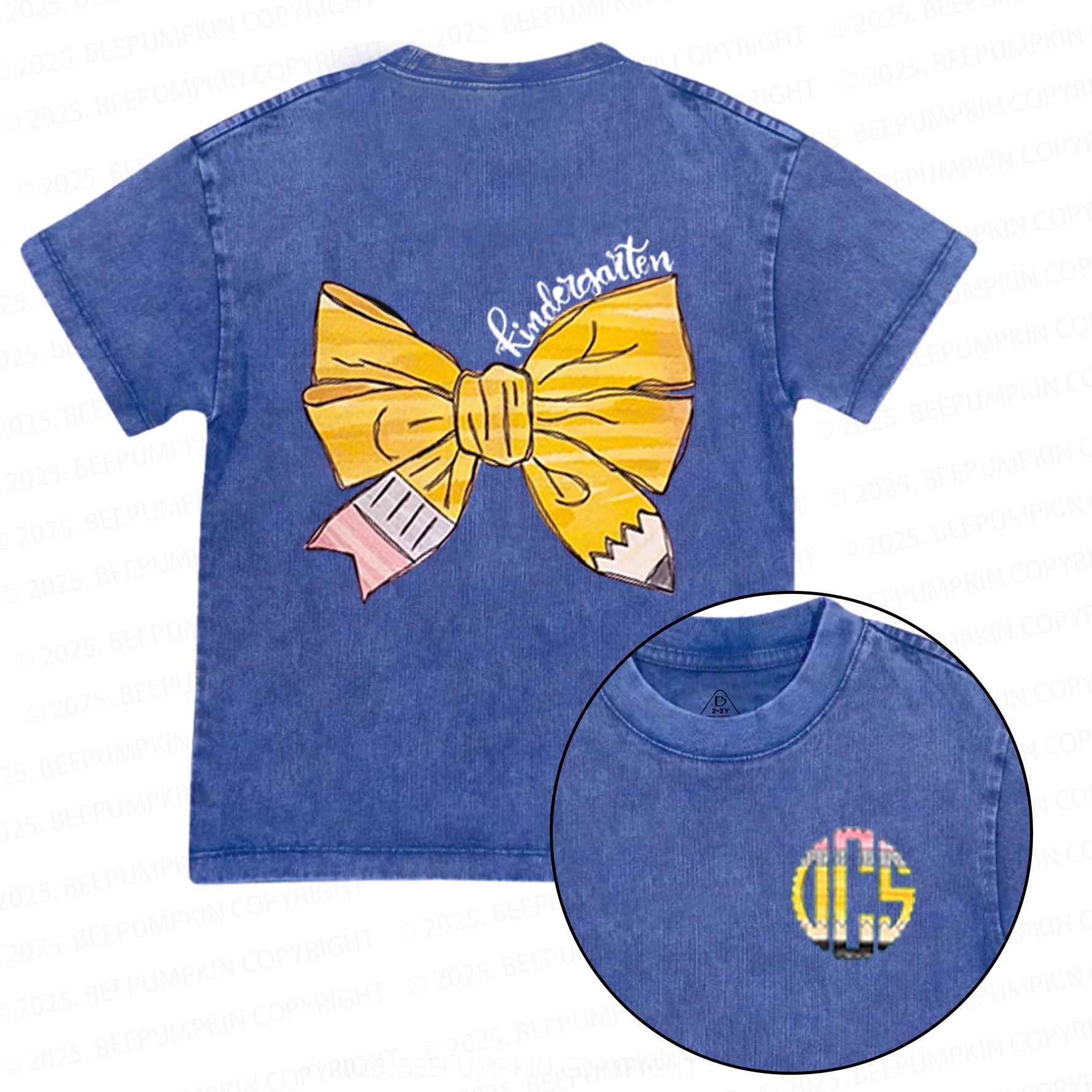 Personalization Girl's Coquette Toddler&Kids Washed Tees