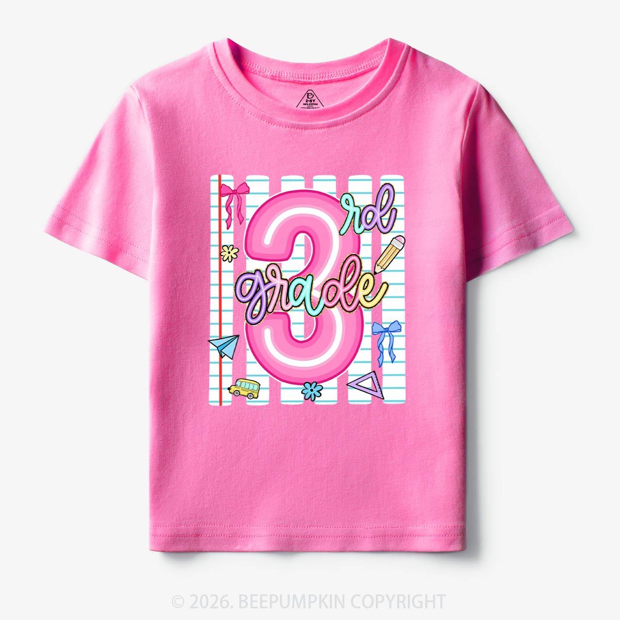 Preppy Neon Pre-K To Fourth Grade Toddler&Kid's Tees