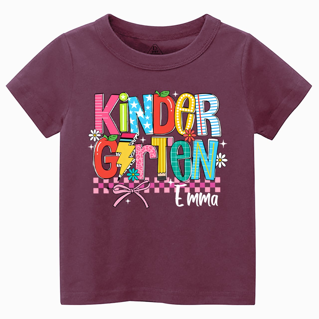 Personalized Retro Coquette Back To School Bundle Toddler&Kid's Tees Beepumpkin 