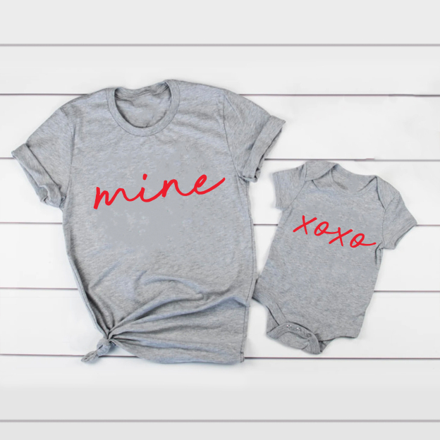 Be Mine Valentines Day Family Matching Shirts