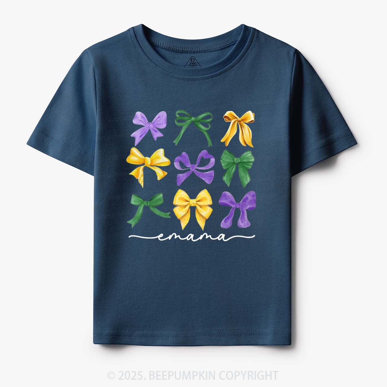 Personalized Carnival Bow Name Toddler&Kid's Tees Beepumpkin