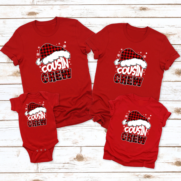 Cousin Crew Christmas Family Matching Shirt
