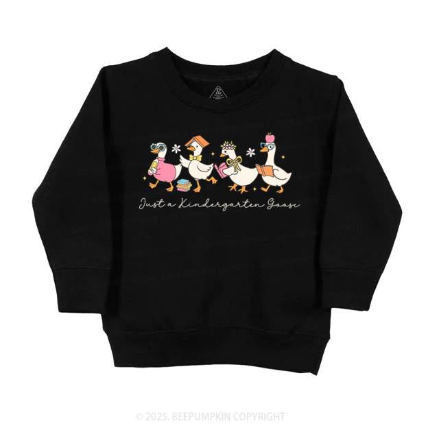 Personalized Back To School Goose Kid's Sweatshirt
