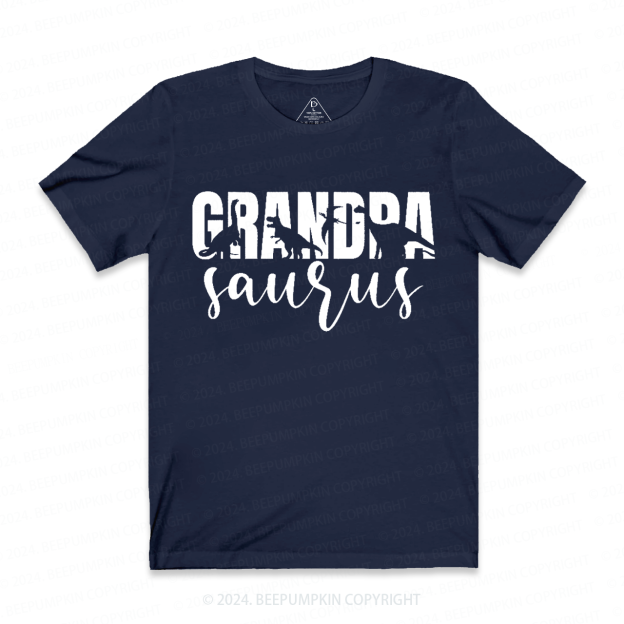 Grandpa Saurus Grandparents T-shirt