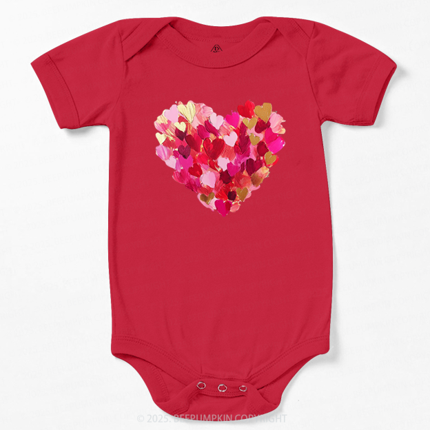 Brushstroke Heart Bodysuit Beepumpkin