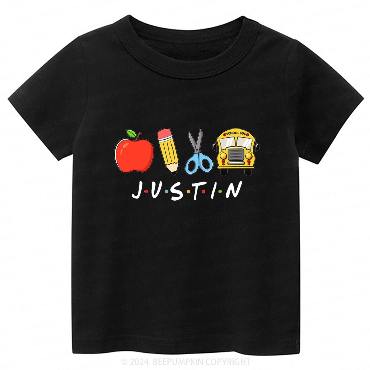 Personalized Cute Letter Back To School Shirt 