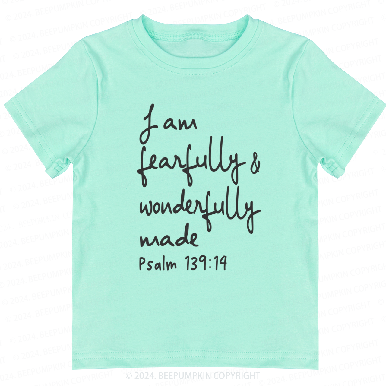 I Am Fearfully And Wonderfully Made Toddler&Kids Tees 