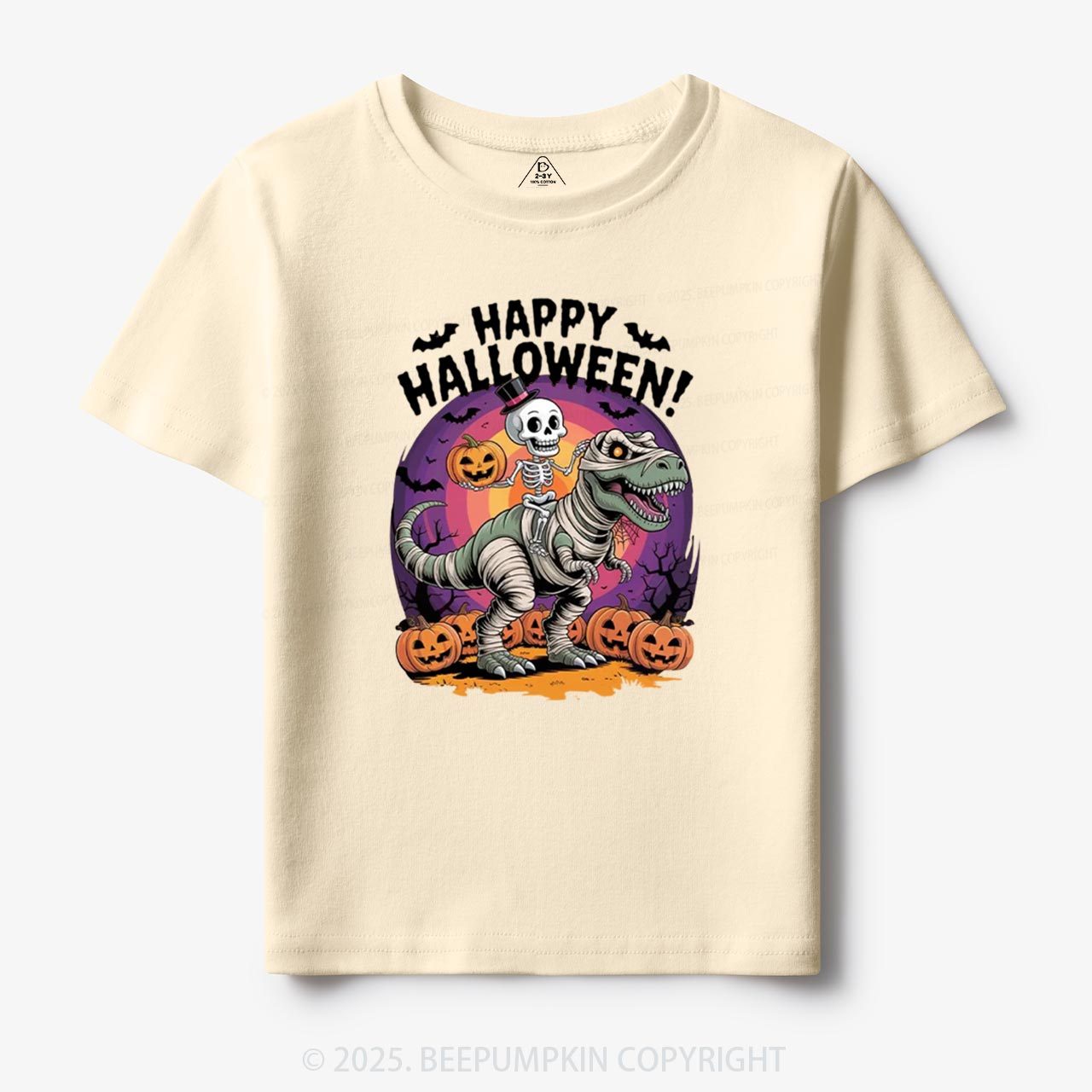 Happy Halloween Toddler&Kid's Tees Beepumpkin