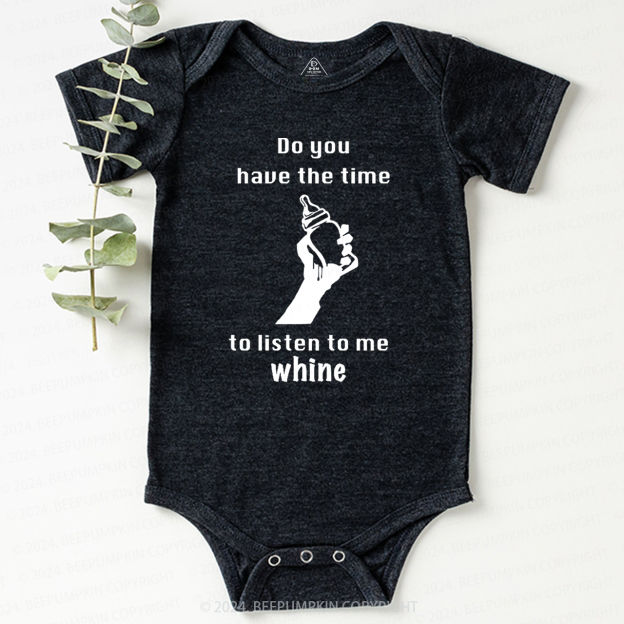 Pop Punk Listen To Me Whine Baby Bodysuit 8