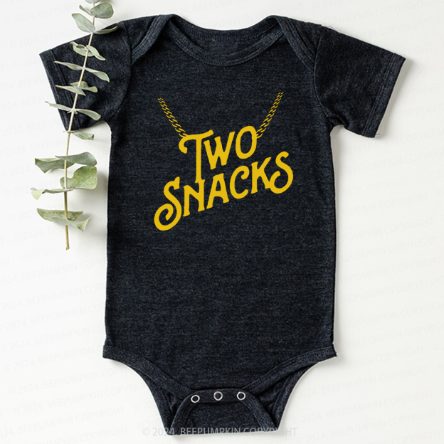 Two Snacks Bodysuit For Baby