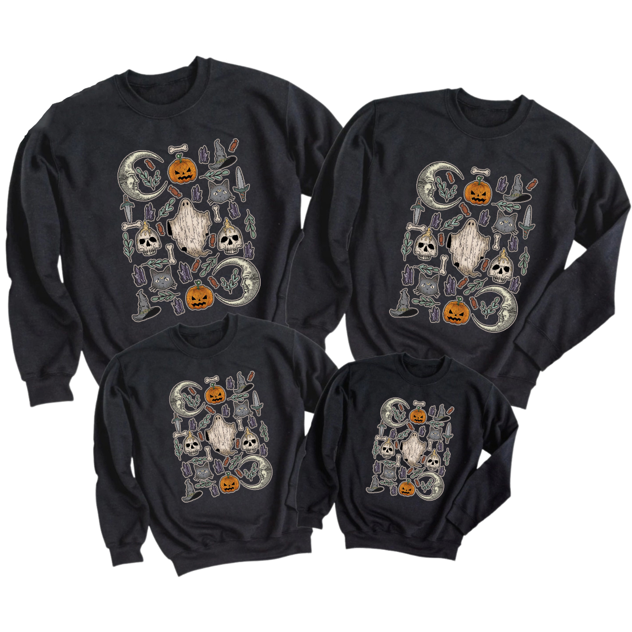 Vintage Hocus Pocus Halloween Party Sweatshirts