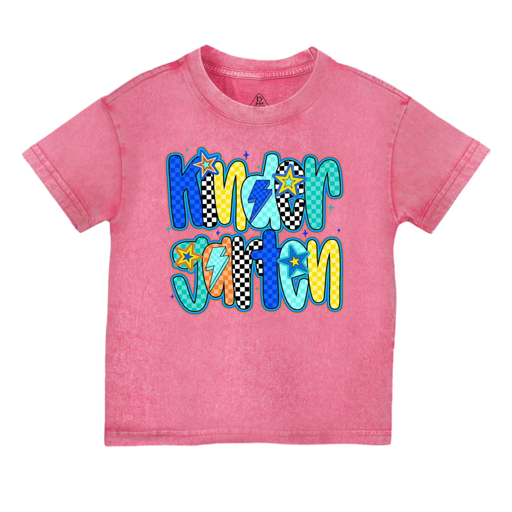 Personalized Retro Back To School Season Toddler&Kids Washed Tees