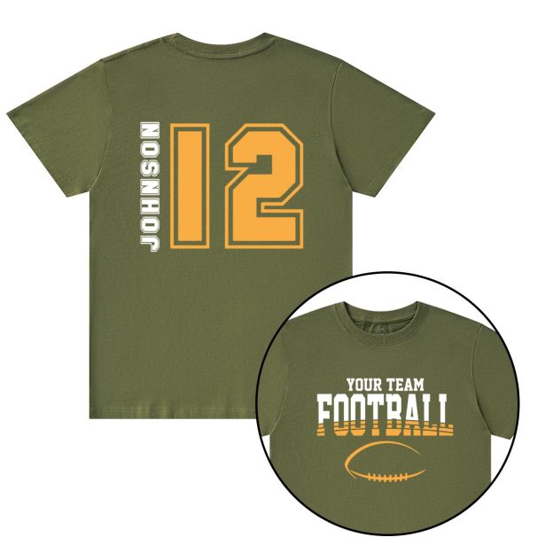 Personalized Football Team Pride T-Shirts Beepumpkin