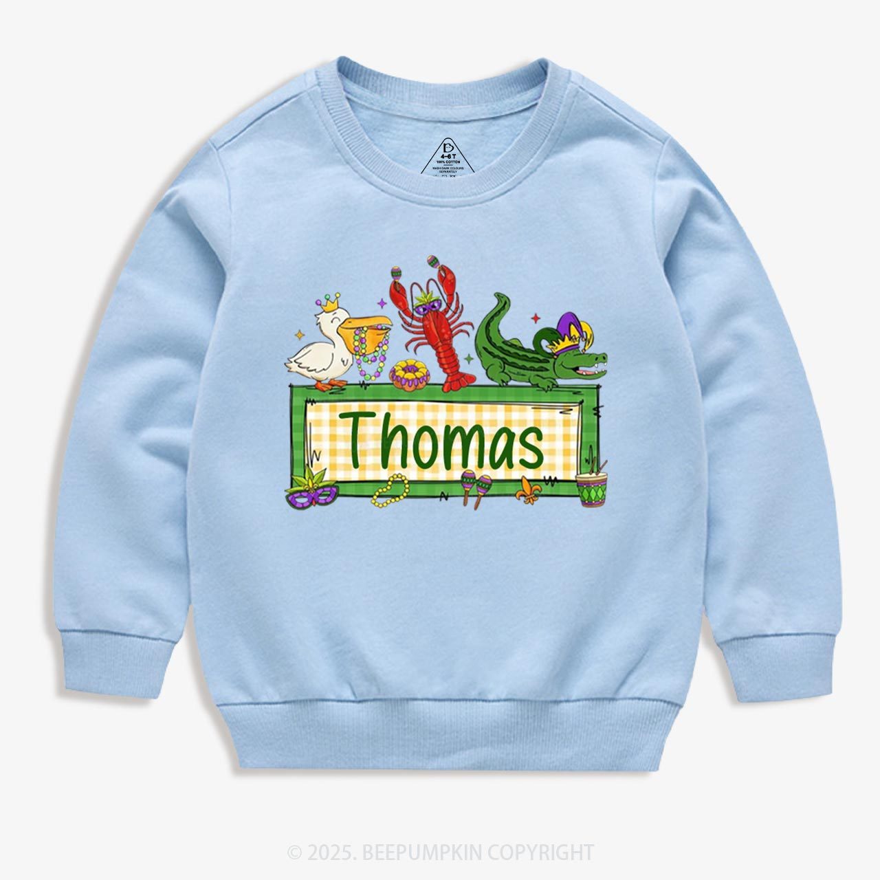 Personalized Tiny Parade Nameset Kid's Sweatshirt