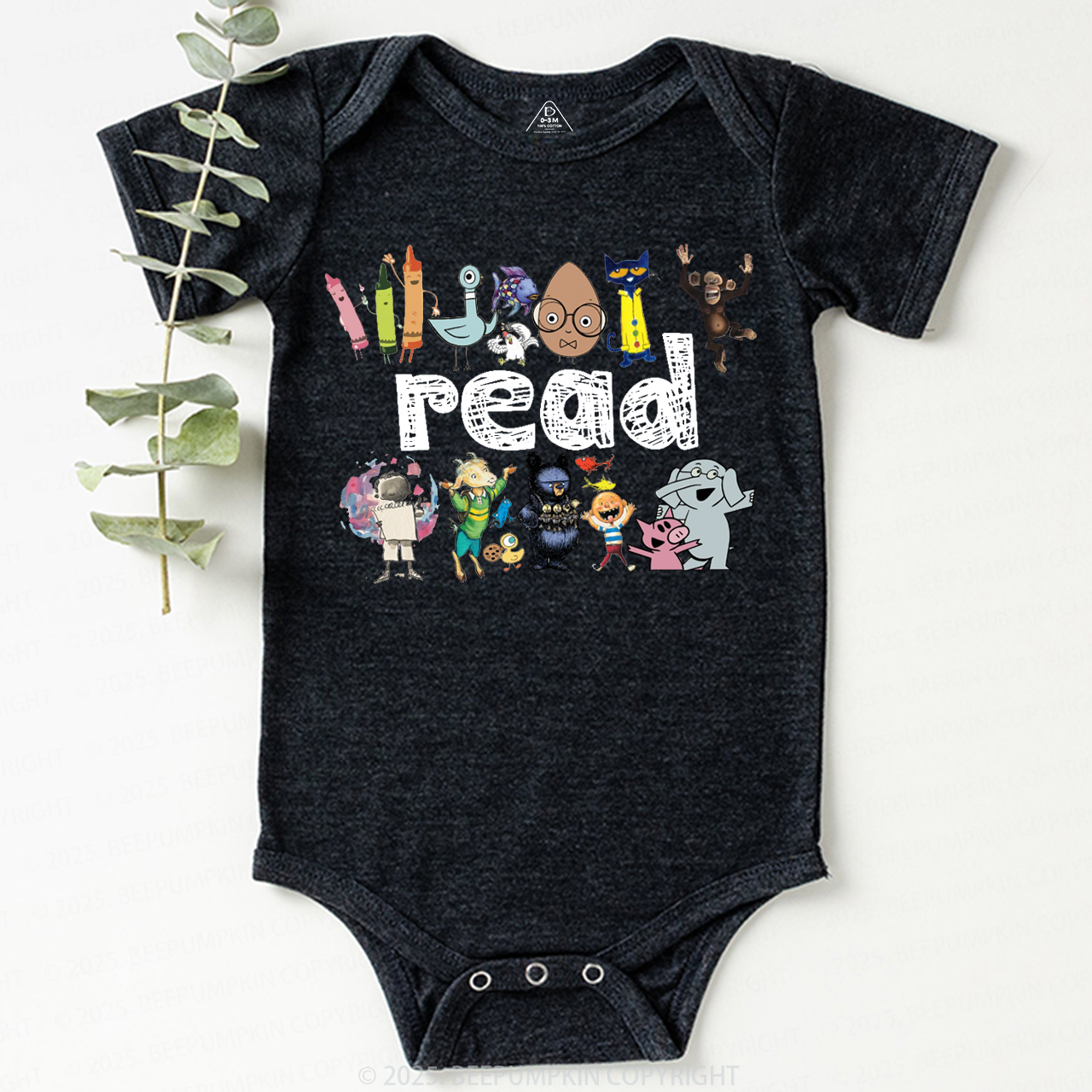 Read Children's Books Bodysuit Beepumpkin