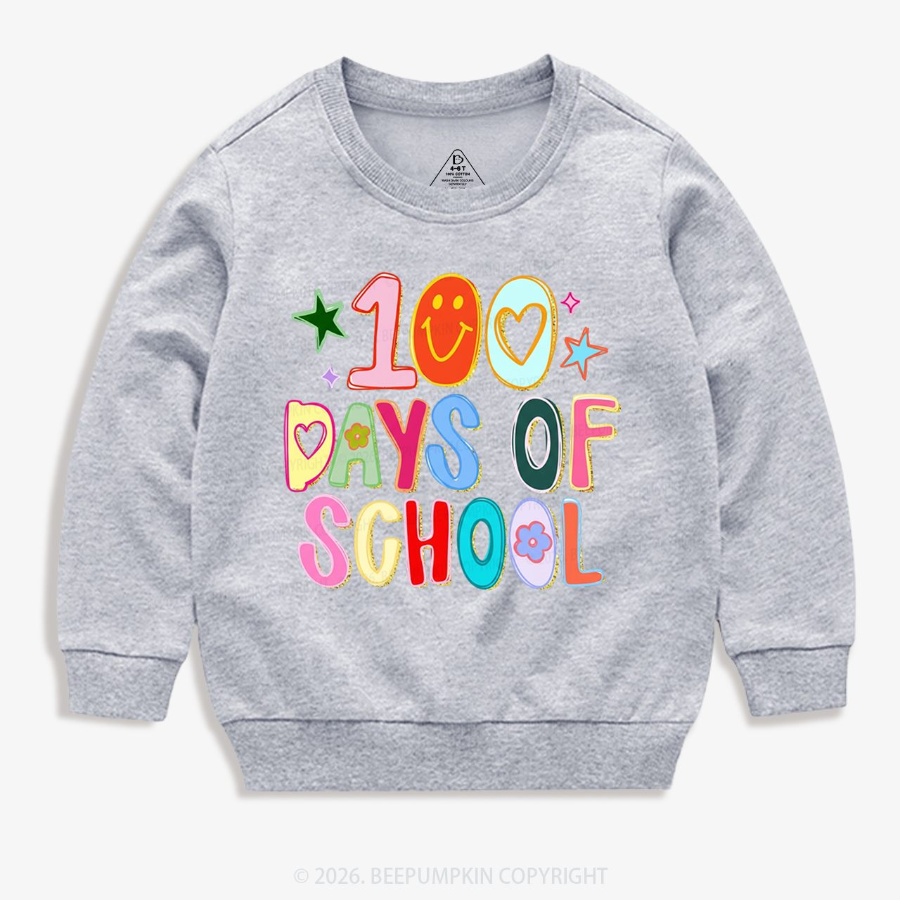 Color Pop 100 Days Brighter Toddler&Kid's Sweatshirt