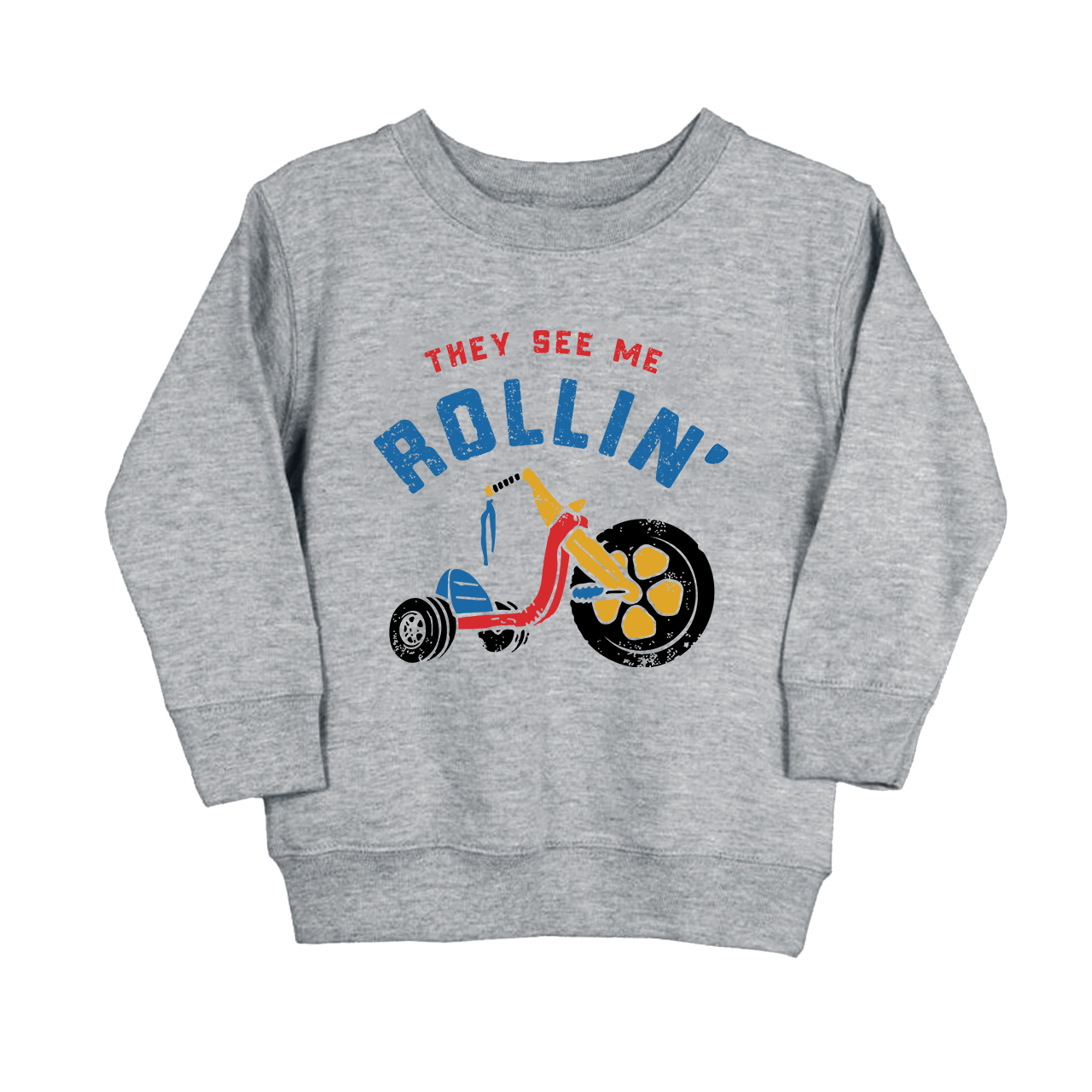 They See Me Rollin' Bike Kids Sweatshirt