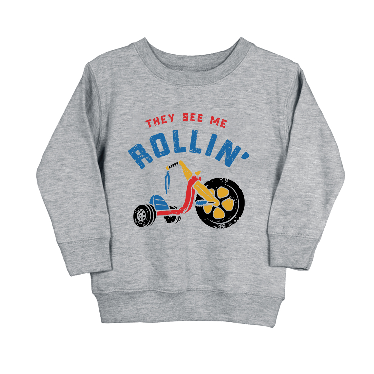 They See Me Rollin' Bike Kids Sweatshirt