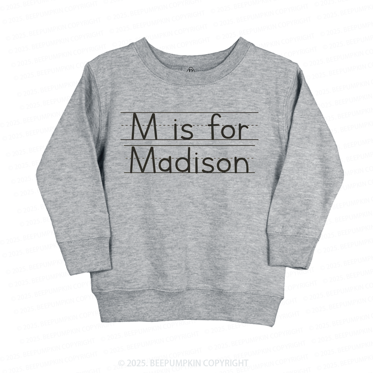 Personalized Kids Back To School Valentines Day Kids Sweatshirt