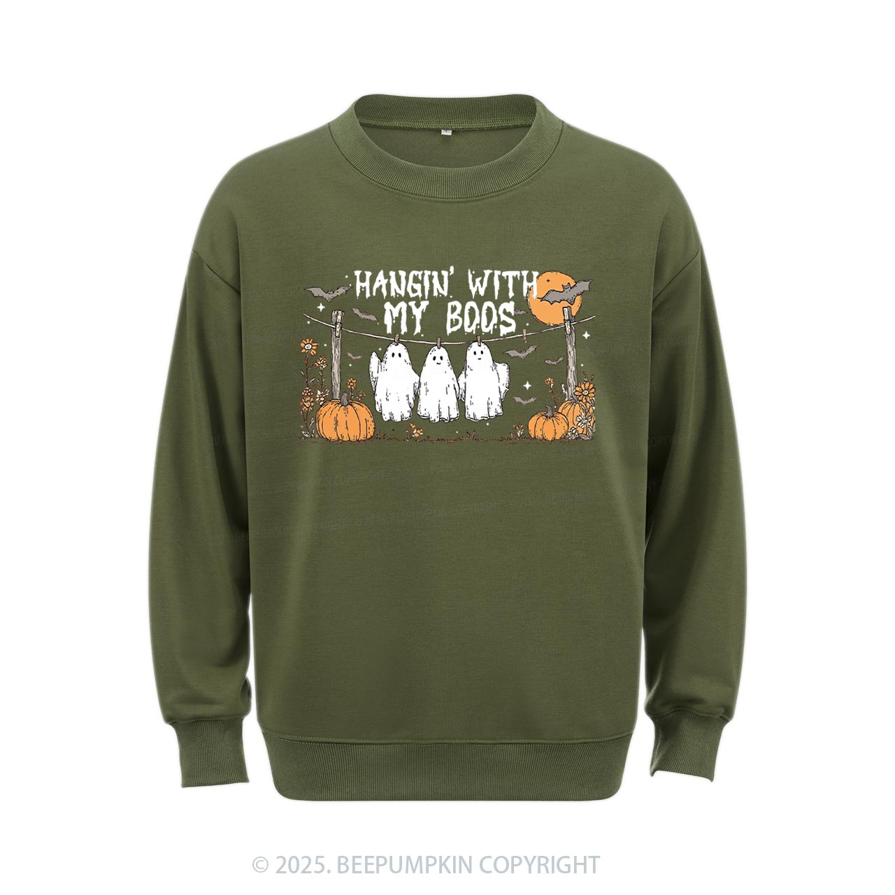 Hangin’ With My Boos Sweatshirt Beepumpkin