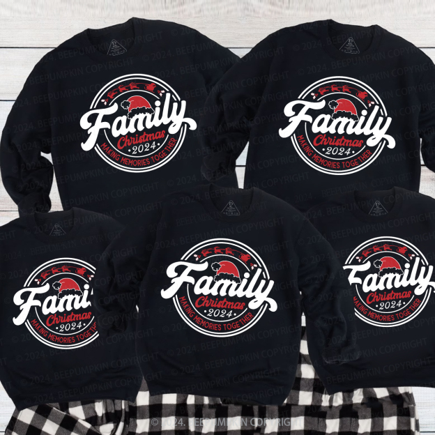 Family Christmas 2024 Making Memories Together Sweatshirt