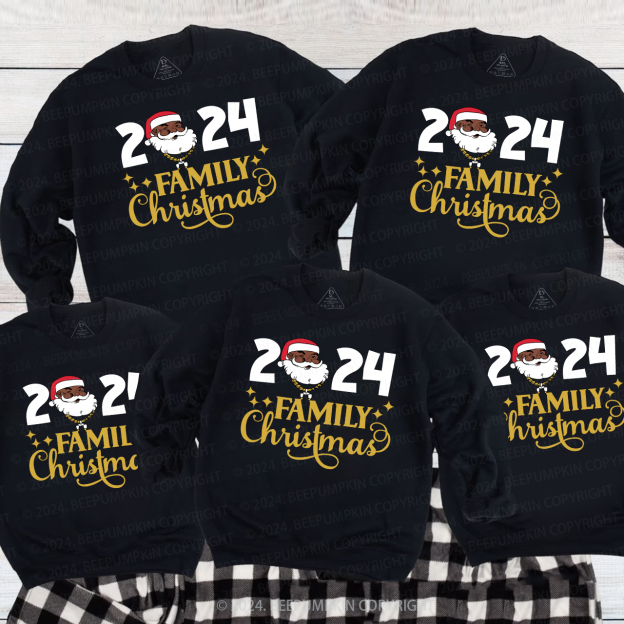 Santa Family Christmas 2024 Party Sweatshirts