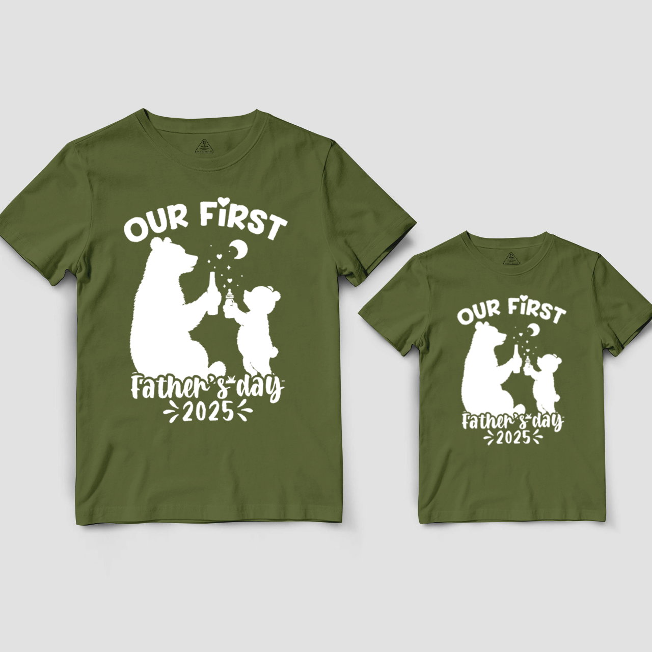 Our First Father's Day Dad&Me Matching Shirts