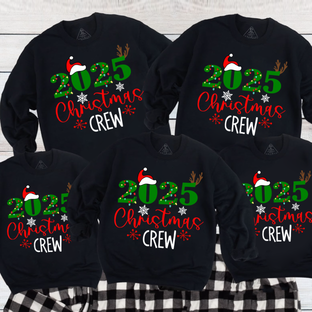 2025 Snow Christmas Family Matching Sweatshirts