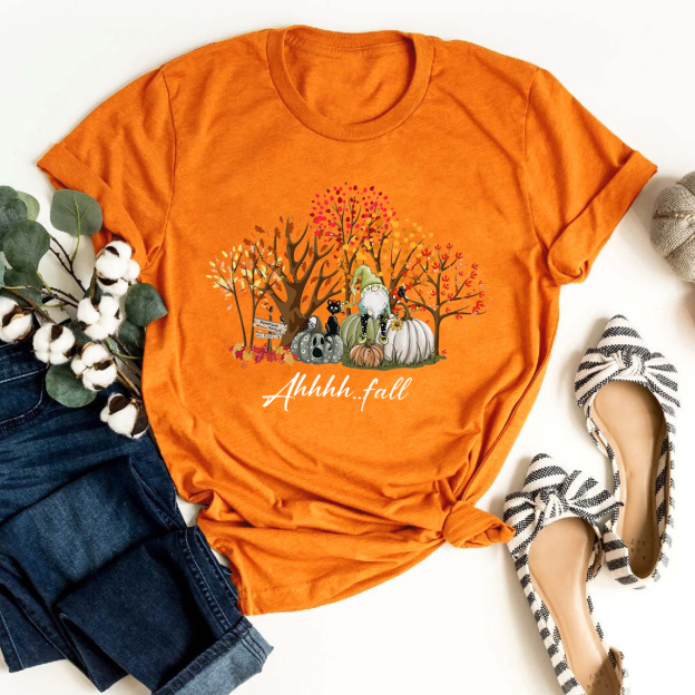 Fall Pumpkin Elves Shirt For Her