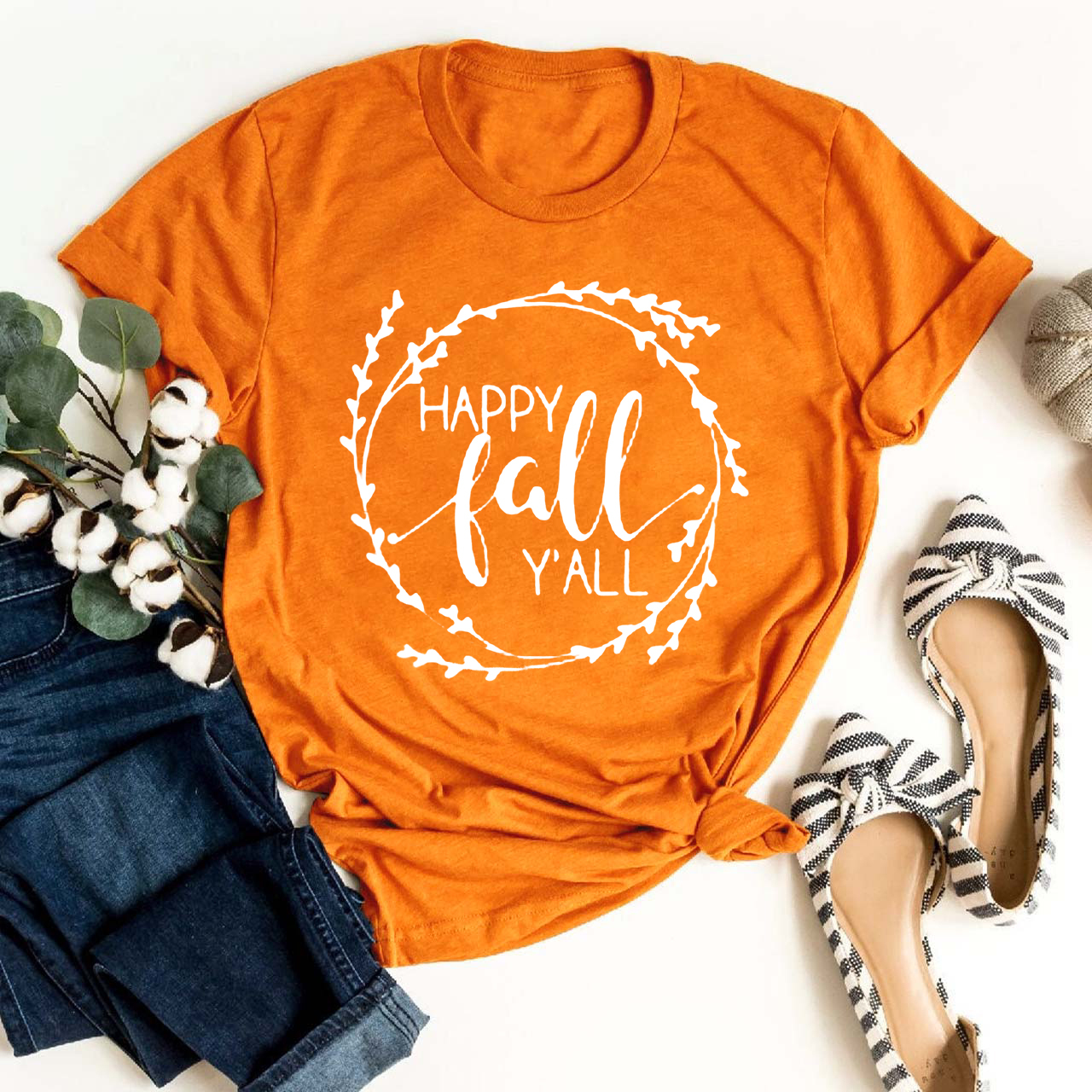 Happy Fall Y‘all Shirt For Her