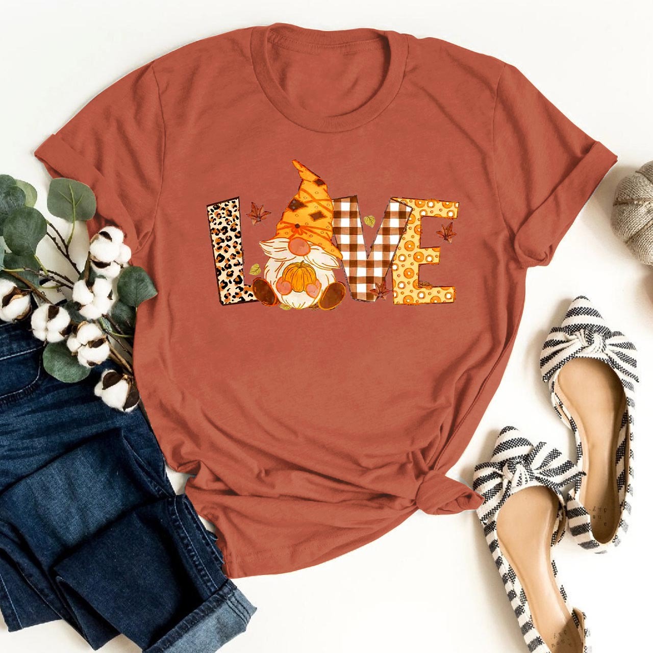 LOVE Fall Gnome Tees
