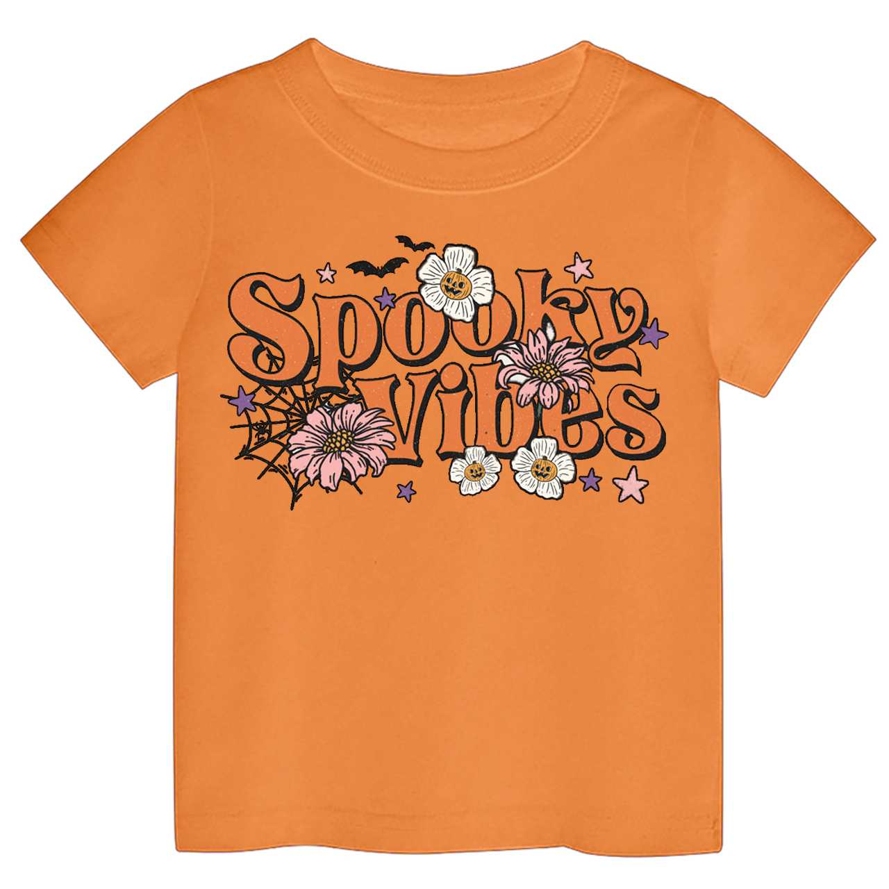 Spooky Vibes Retro Cute Kids Shirt 