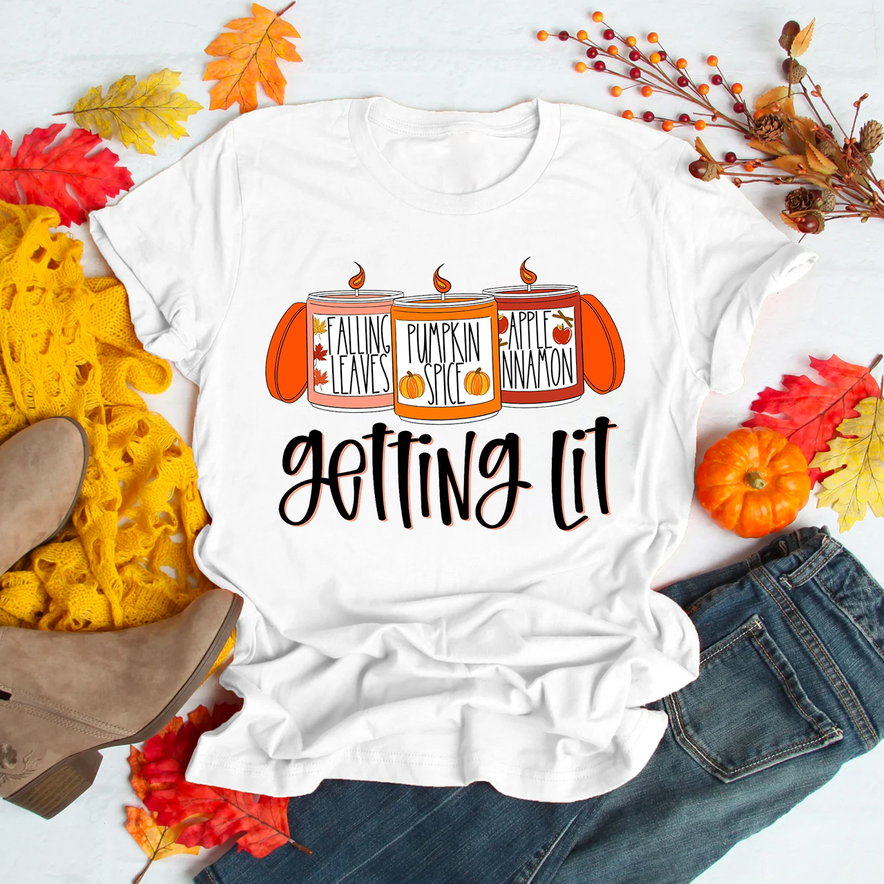 Getting Lit Candles Shirt For Her