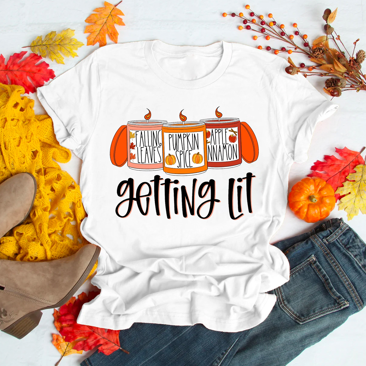 Getting Lit Candles Shirt For Her