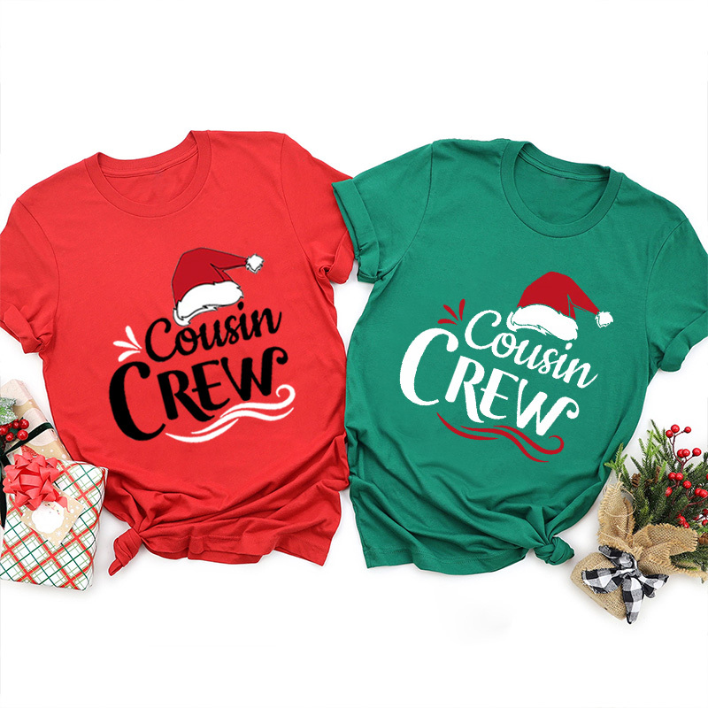 Cousin Crew Family Merry Christmas Shirts