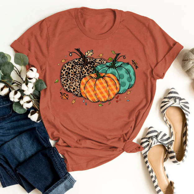 Peace Love Pumpkin Shirt For Her