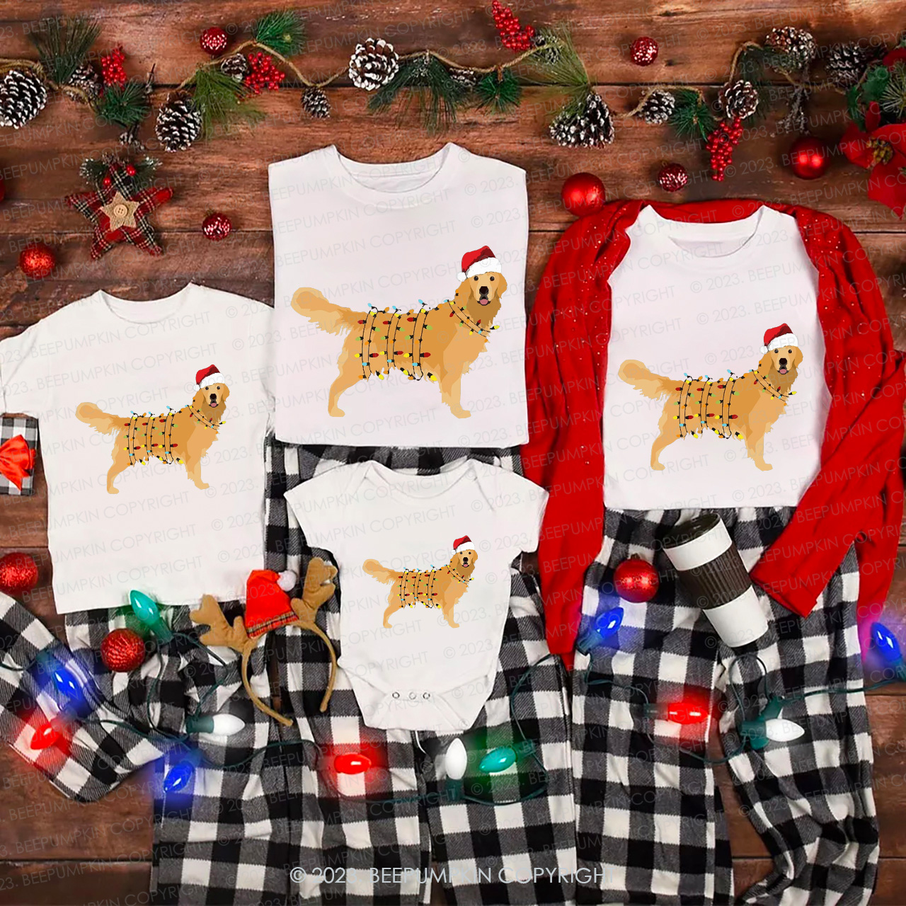 Christmas Dog Lover Matching Shirts