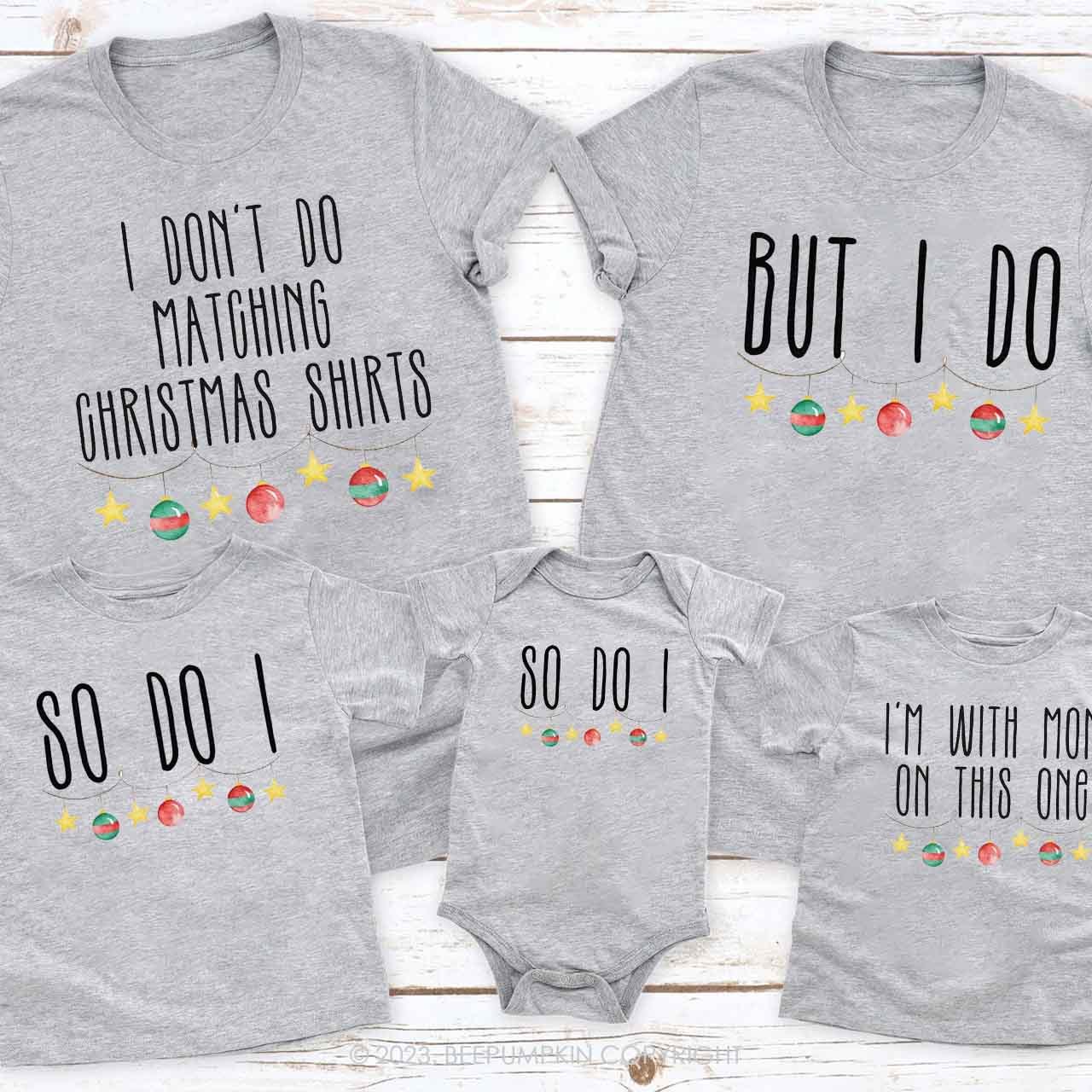 Matching Family Christmas Shirts For Family Members Beepumpkin
