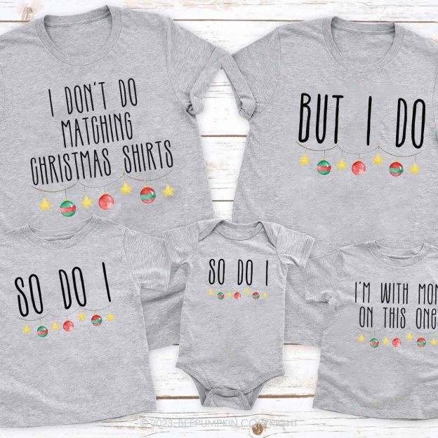 Matching Family Christmas Shirts For Family Members Beepumpkin