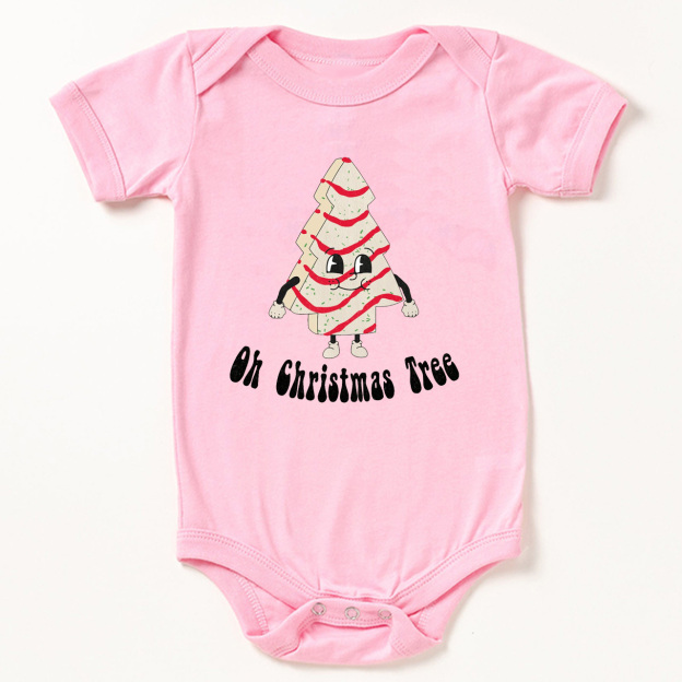 Oh, Christmas Tree Baby Christmas Bodysuit