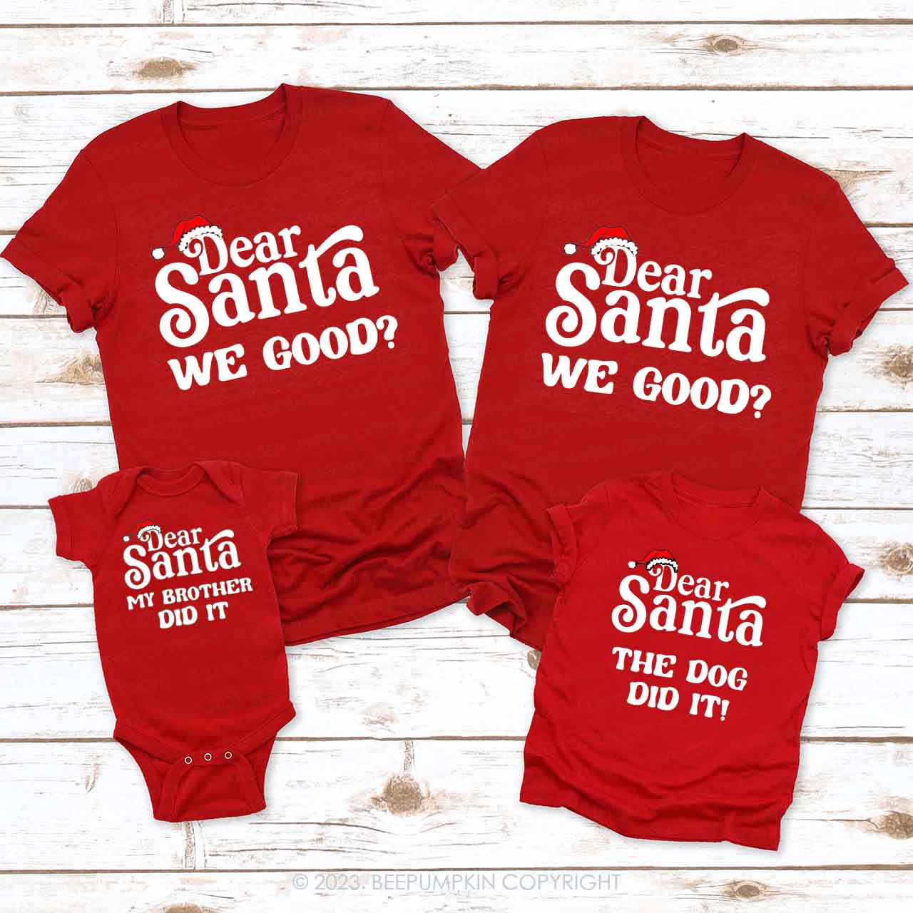 46 Quotes Dear Santa  Christmas Family Matching Shirts Beepumpkin