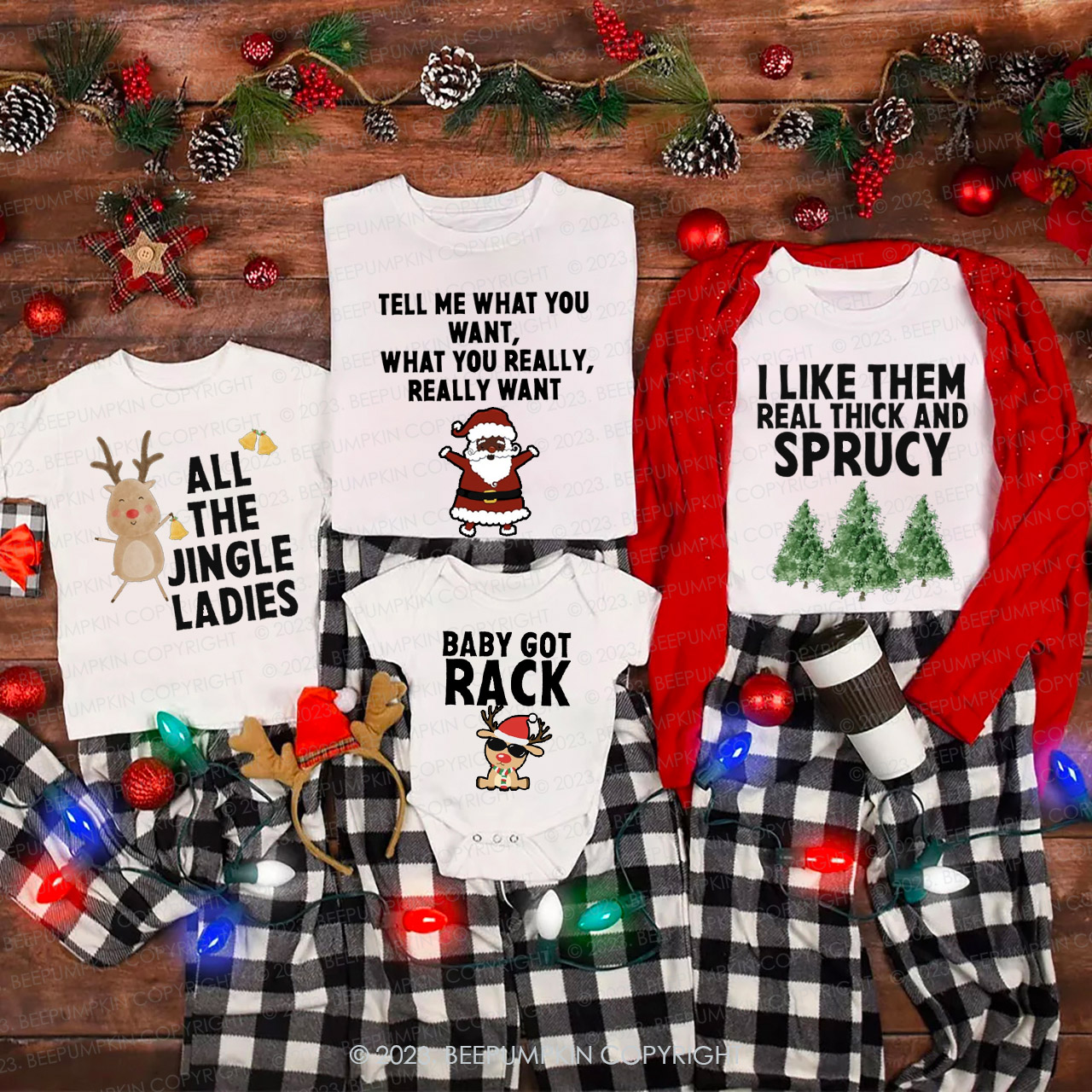 Santa Claus Special Family Christmas Shirts Beepumpkin