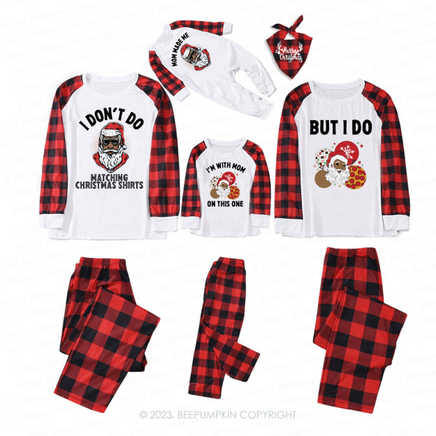 Santa Claus Funny Christmas Party Family Matching Pajamas Beepumpkin