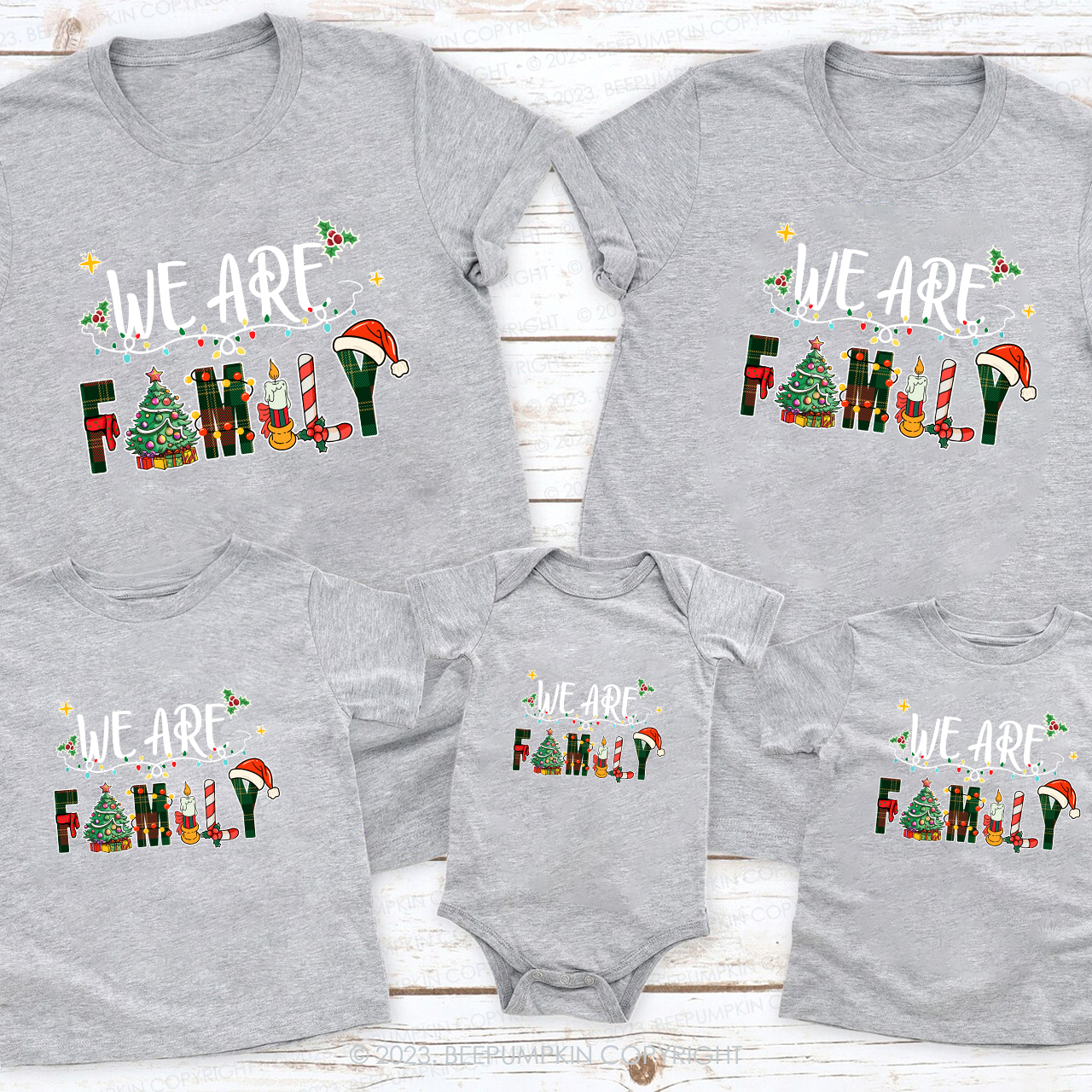 We are Family Tees For Family Beepumpkin