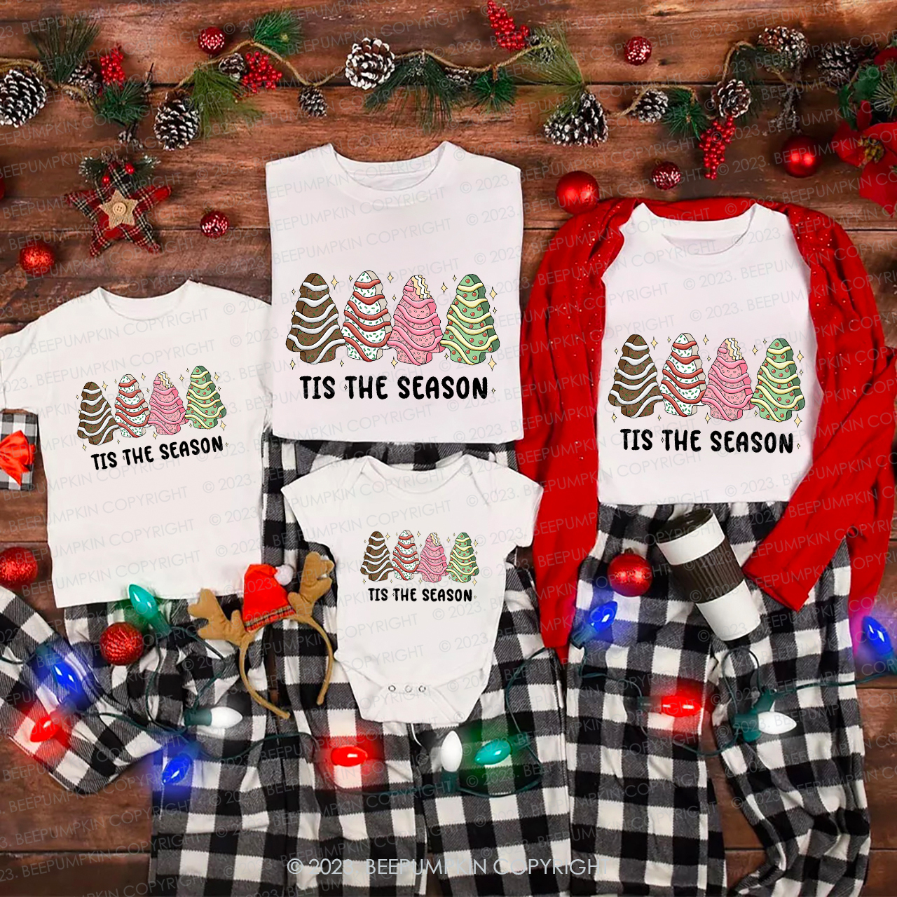 Christmas Tis The Season Family T-Shirt