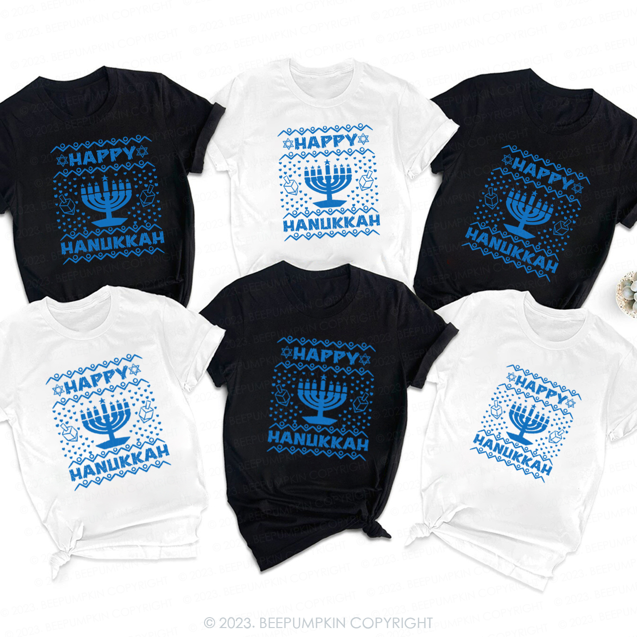 Happy Hanukkah Love Heart Fills the Air T-Shirts