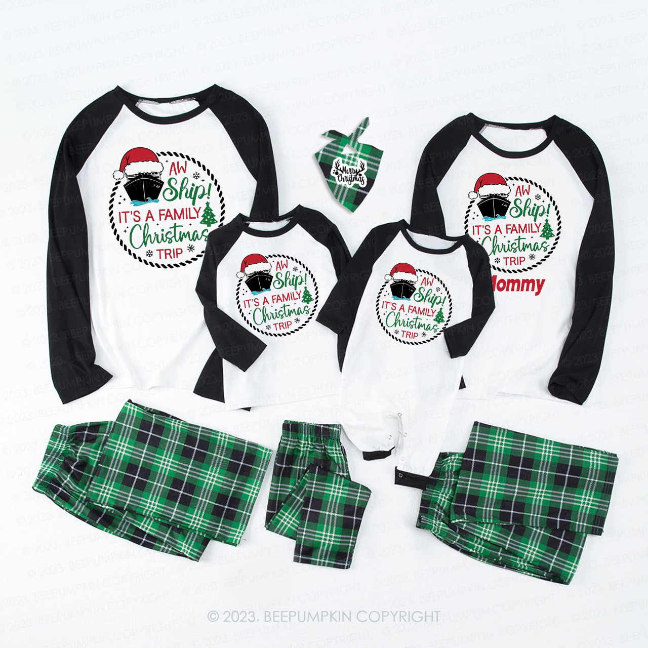 It’s A Family Christmas Trip Custom Matching Pajamas