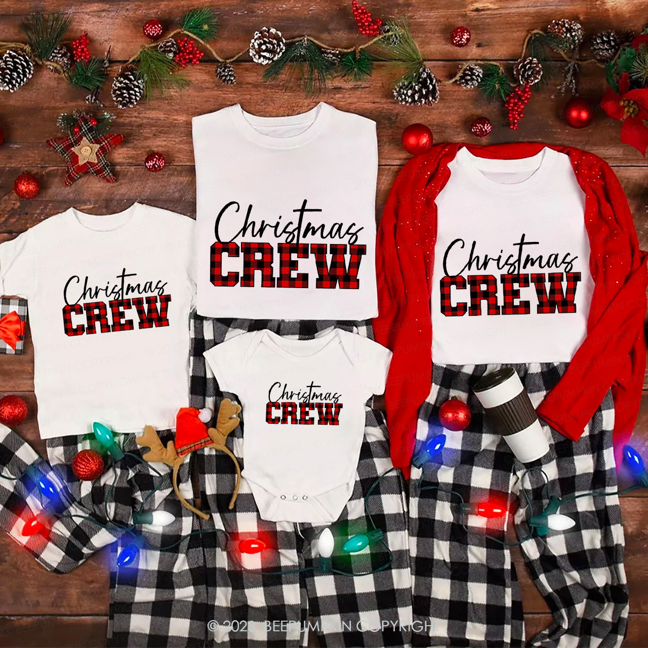 Matching Christmas Shirts-Christmas Crew