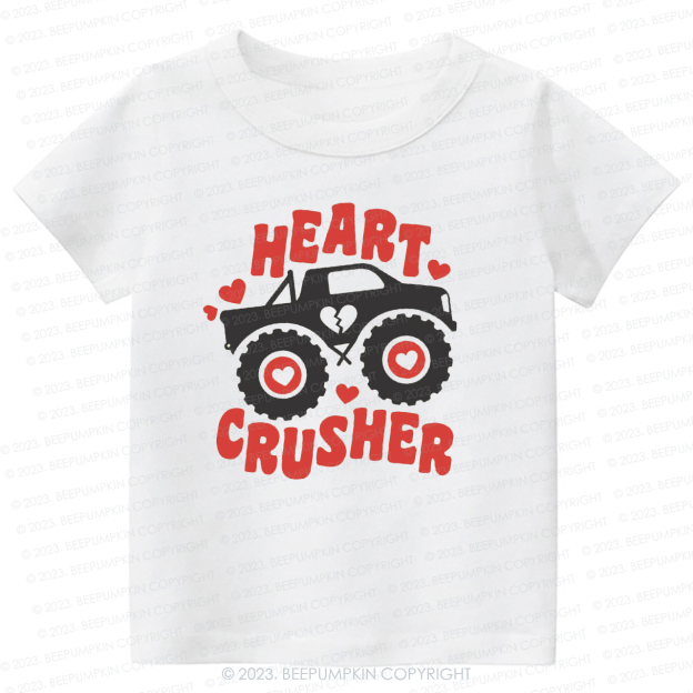 Heart Crusher Valentine's Day-Toddler Tees