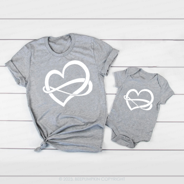 Möbius Strip Valentine Love Family Matching Shirts